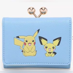 NWT Bioworld Pokemon Pikachu and Pichi tri fold wallet with coin purse